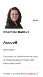 Mobile Screenshot of chantaledallaire.com