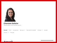 Tablet Screenshot of chantaledallaire.com